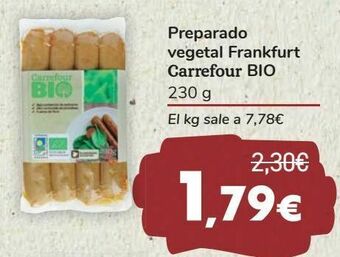 Carrefour Preparado vegetal frankfurt carrefour bio oferta