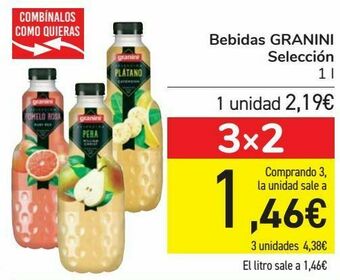 Carrefour Bebidas granini selección oferta