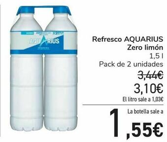 Carrefour Refresco aquarius zero limón oferta
