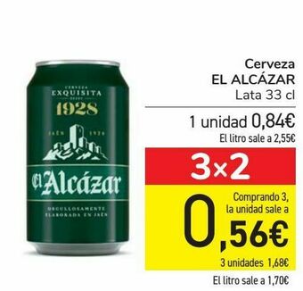 Carrefour Cerveza el alcázar oferta