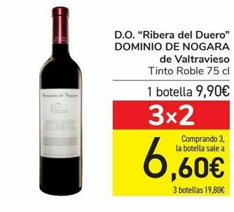 Carrefour D.o.''ribera del duero'' dominio de nogara de valtravieso oferta