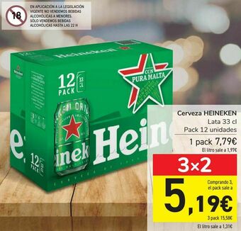 Carrefour Cerveza heineken oferta