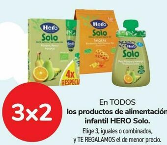 Carrefour En todos los productos de alimentación infantil hero solo oferta