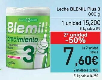 Carrefour Leche blemil plus 3 oferta