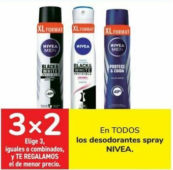 Carrefour En todos los desodorantes spray nivea oferta