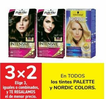 Carrefour En todos los tintes palette y nordic colors oferta