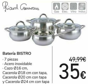 Carrefour Batería bistro oferta