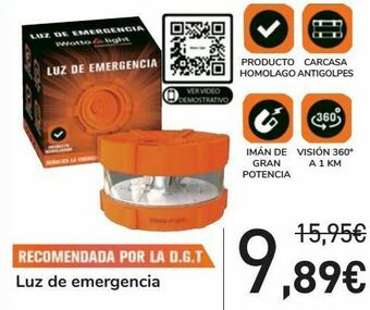 Carrefour Luz de emergencia oferta