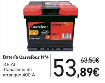 Carrefour Batería carrefour nº4 oferta