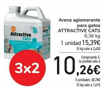 Carrefour Arena aglomerante para gatos attractive cats oferta