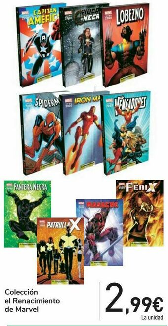 Carrefour Colección el renacimiento de marvel oferta
