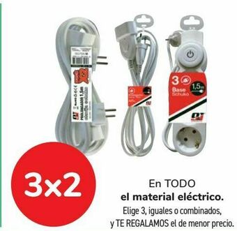 Carrefour En todo el material eléctrico oferta