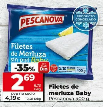 Dia Filetes de merluza pescanova oferta