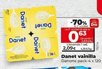 Dia Danet vainilla danone oferta