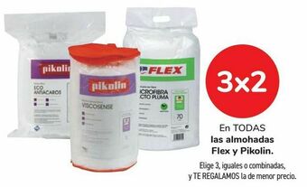 Carrefour En todas las almohadas flex y pikolin oferta