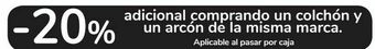 Carrefour Adicional comprando un colchón y aun arcón de la misma marca oferta