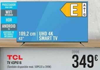Carrefour Tcl tv 43p616 oferta