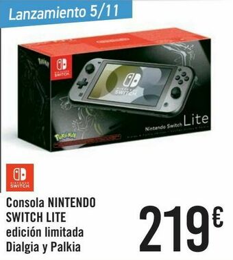 Carrefour Consola nintendo swicth lite edición limitada dialgia y palkia oferta