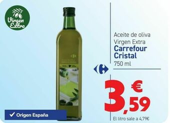 Carrefour Aceite de oliva virgen extra carrefour cristal oferta