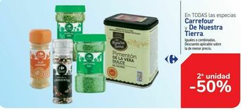 Carrefour En todas las especias carrefour y de nuestra tierra oferta