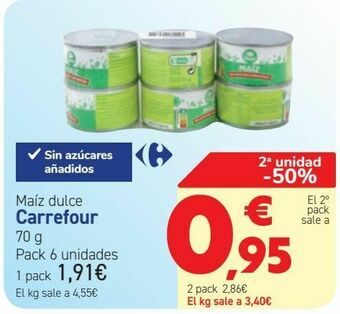 Carrefour Maíz dulce carrefour oferta