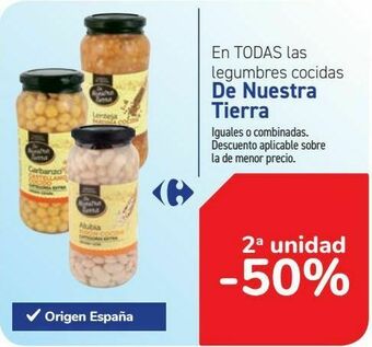 Carrefour En todas las legumbres cocidas de nuestra tierra oferta