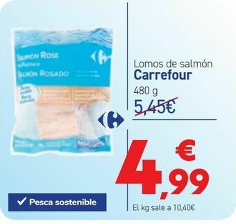 Carrefour Lomos de salmón carrefour oferta