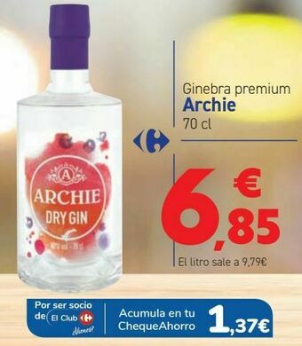 Carrefour Ginebra premium archie oferta