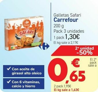 Carrefour Galletas safari carrefour oferta