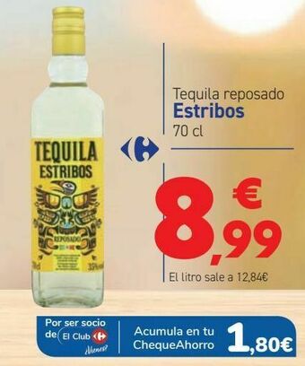 Carrefour Tequila reposado estribos oferta