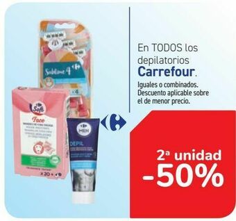 Carrefour En todos los depiladores carrefour oferta