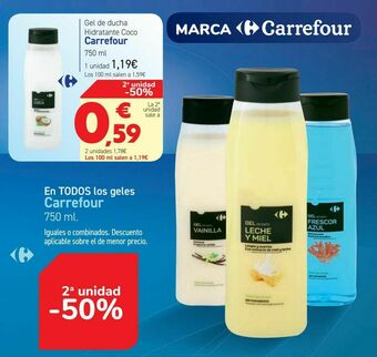 Carrefour En todos los geles carrefour oferta