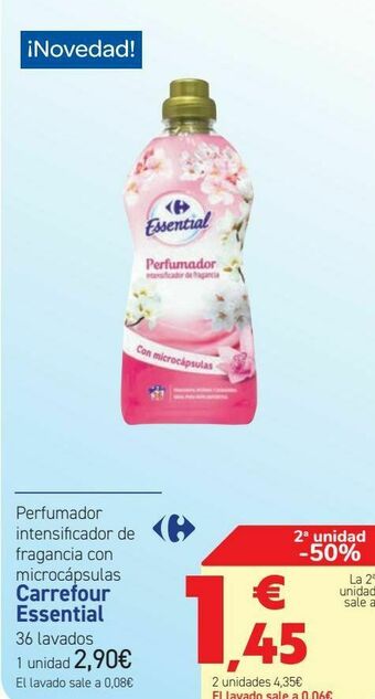 Carrefour Perfumador intensificador de fragancias con microcápsulas carrefour essential oferta