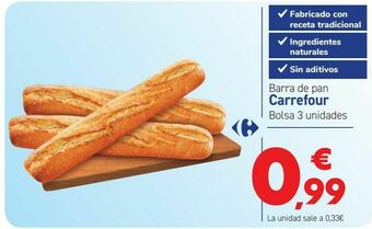 Carrefour Barra de pan carrefour oferta