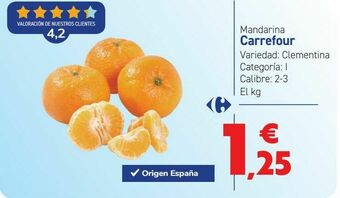 Carrefour Mandarina carrefour oferta