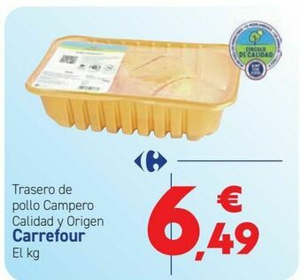 Carrefour Traseros de pollo campero calidad y origen carrefour oferta