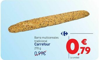 Carrefour Barra multicereales tradicional carrefour oferta