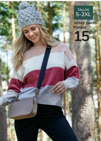 Carrefour Jersey punto franjas oferta