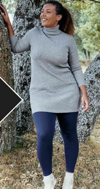 Carrefour Vestido mujer tricot cuello vuelto oferta