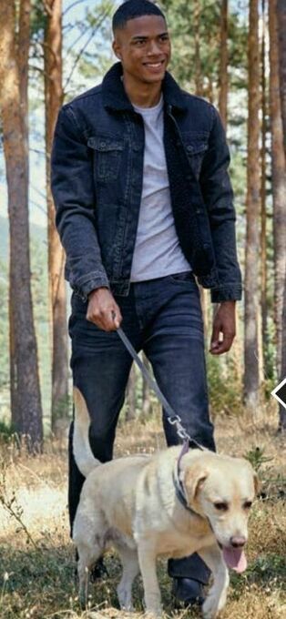 Carrefour Cazadora denim borreguillo oferta
