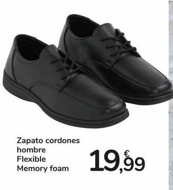 Carrefour Zapato cordones hombre flexible memory foam oferta