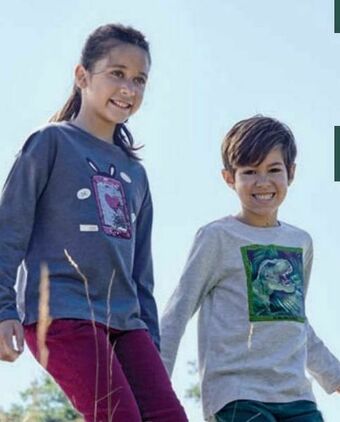 Carrefour Camiseta holograma o lentejuelas infantil oferta