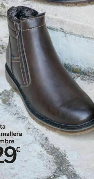 Carrefour Bota cremallera hombre oferta