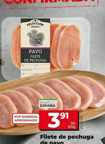 Maxi Dia Filetes de pechuga de pavo oferta