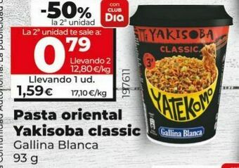 Maxi Dia Pasta oriental yakisoba classic gallina blanca oferta