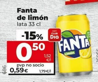 Maxi Dia Refresco de limón fanta oferta