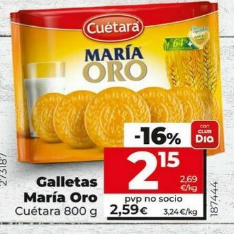 Dia Galletas maría cuétara oferta