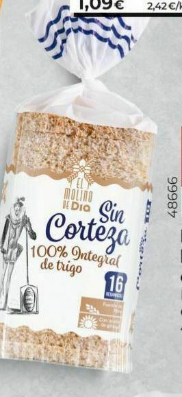 Dia Pan de molde integral oferta