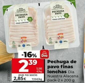 Dia Pechuga de pavo oferta