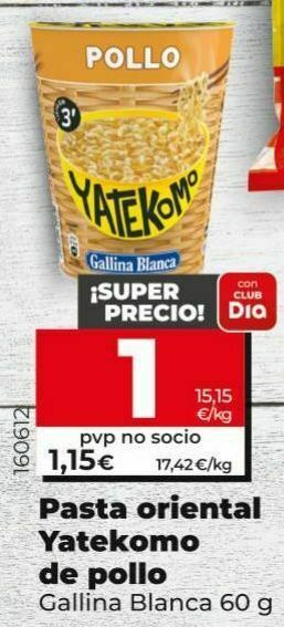 Dia Fideos orientales gallina blanca oferta